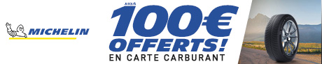 Pneus Michelin - 100€ offerts en carte carburant