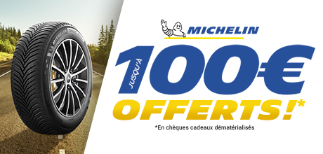 Michelin | Jusqu'à 100€ offerts