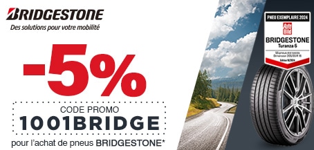 Pneus Bridgestone - 5%