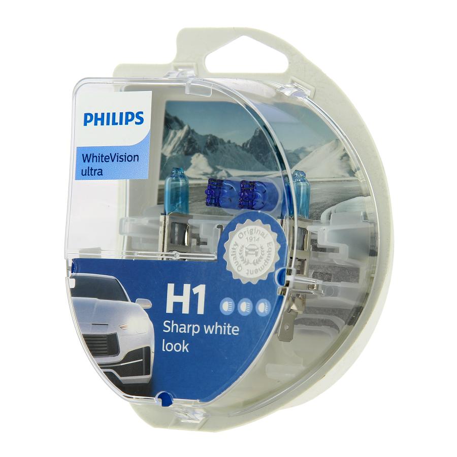 PHILIPS WhiteVision ultra H1 12V 55W + 2 W5W