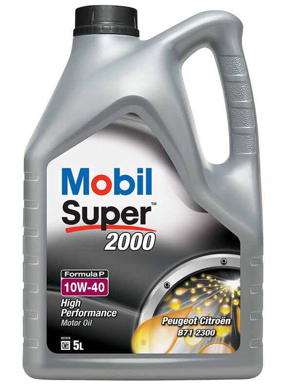 MOBIL SUPER 2000 Formula-P 10W40 5L MOBIL SUPER - ref : 151095