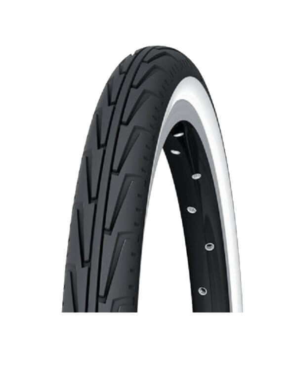 Michelin City'J Access Line 450A (37-390) Bande de roulement noir, flancs blanc Tubetype