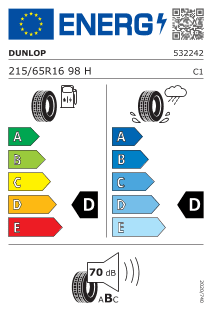 Neumatico Dunlop Grandtrek ST20 215/65 R 16 98 H