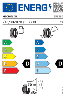 Pneu Michelin Pilot Sport Cup 2 R Connect 245/30 ZR 20 90 Y XL