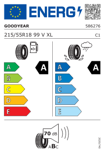 Pneu Goodyear EfficientGrip Performance 2 215/55 R 18 99 V XL