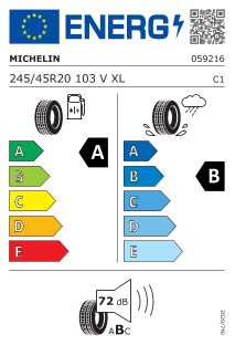 Pneu Michelin Pilot Sport EV 245/45 R 20 103 V XL Acoustic