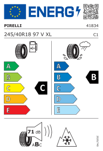 Pneu Pirelli P Zero Winter 245/40 R 18 97 V XL