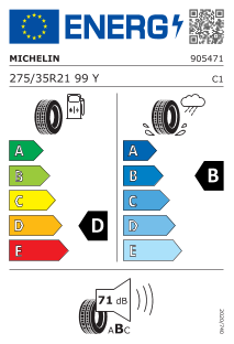 Pneu Michelin Pilot Sport S 5 275/35 R 21 99 Y