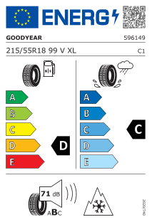 Pneu Goodyear UltraGrip Performance + SUV 215/55 R 18 99 V XL