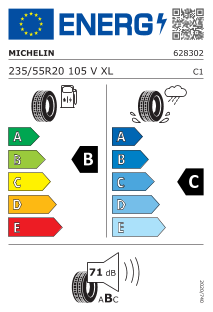 Pneu Michelin Pilot Sport All Season 4 235/55 R 20 105 V XL