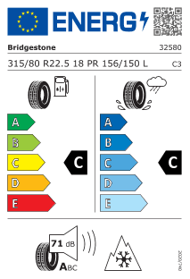Pneu Bridgestone Duravis R-Steer 002 Severe Duty 215/65 R 16 98 H 18PR