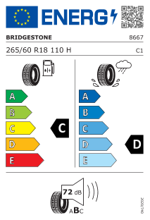 Pneu Bridgestone Dueler H/T 684 II 265/60 R 18 110 H