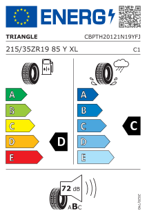 Pneu Triangle Sportex TH201 215/35 R 19 85 Y