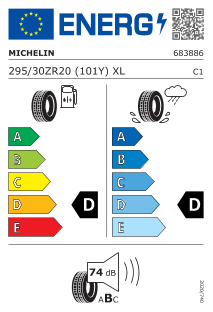 Pneu Michelin Pilot Sport Cup 2 R Connect 295/30 ZR 20 101 Y XL