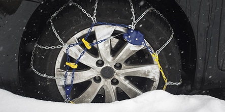 Pneu neige ou chaîne : que choisir pour rouler en hiver ?