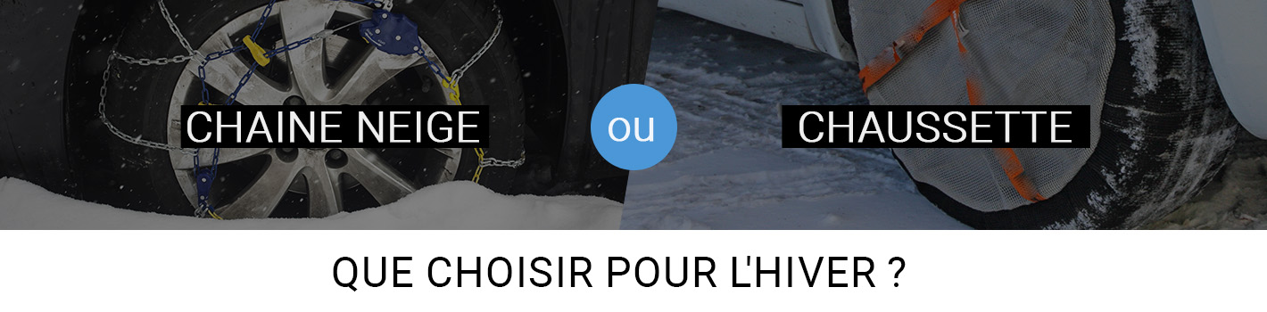 Chaîne neige ou chaussette : que choisir pour l'hiver ?