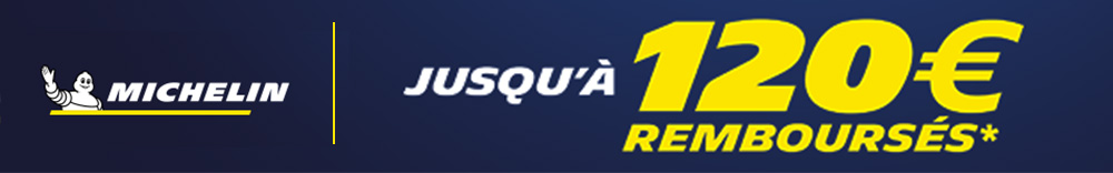 Michelin - Jusqu'à 120€ remboursés