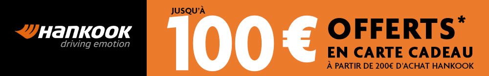 Hankook 100€ en CC
