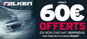 Falken - Jusqu'à 70€ offerts en carte cadeau