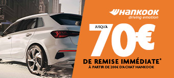 Hankook - 70€de remise