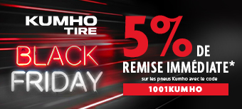Kumho - 5% de remise immédiate