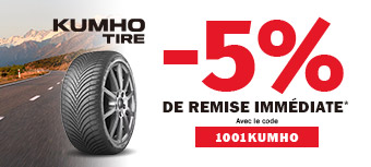 Kumho - 5% de remise immédiate