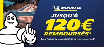 Michelin - Jusqu'à 120€ remboursés
