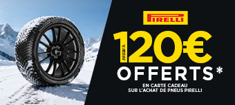 Pirelli - Jusqu'à 100€ offerts en carte cadeau