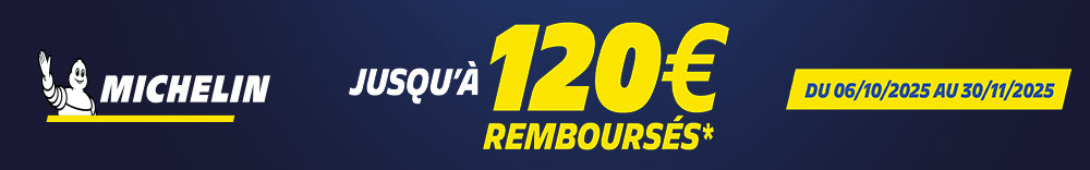 Michelin - Jusqu'à 120€ remboursés