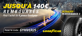 GOODYEAR | Jusqu'à 140€ remboursés*
