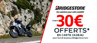 BRIDGESTONE | Jusqu'à 30€ offerts !*