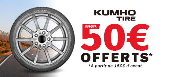 KUMHO | Jusqu'à 50€ de remise*