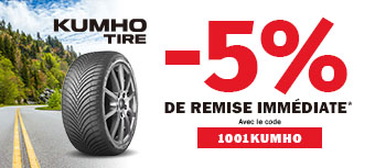 KUMHO | 5% de remise immédiate* 