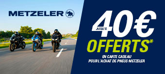 METZELER | Jusqu'à 40€ offerts !
