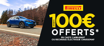 PIRELLI | Jusqu'à 100€ offerts*