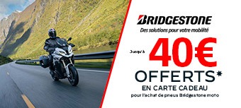 BRIDGESTONE | Jusqu'à 40€ offerts !